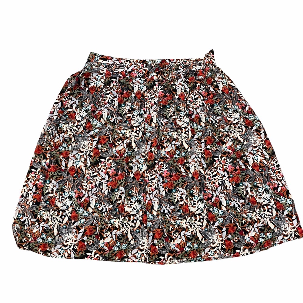 Multicolored Floral Skirt